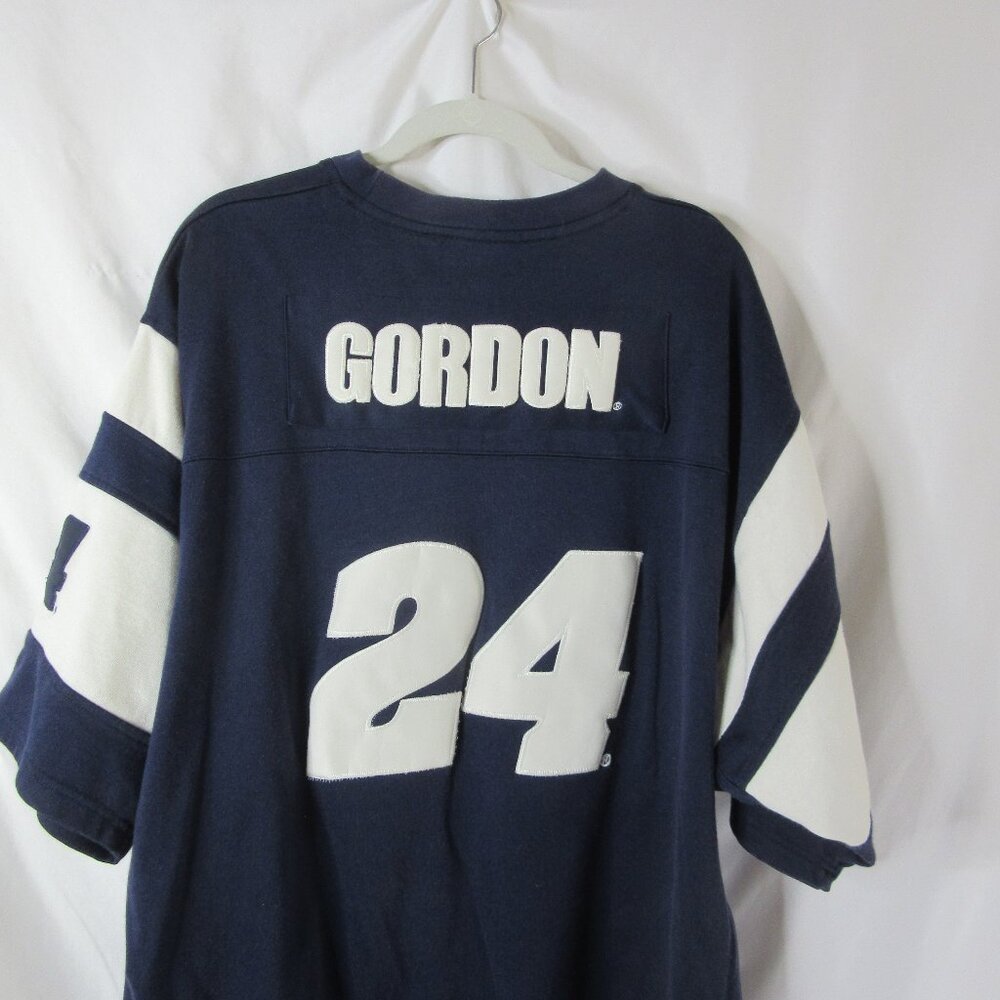 24 Jeff Gordon Chase Authentics Jersey Shirt Navy Rare W/Mistake Adult Size Xxl View 2